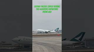 Cathay Pacific Cargo Boeing 747400FER departure from LAX [upl. by Wehhtam889]