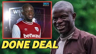 BREAKING 🛑 Ngolo Kante to West Ham United Done Deal [upl. by Nohtiek548]