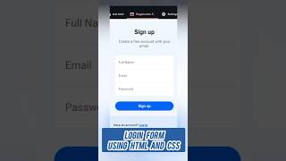 Responsive Login amp Registration Form using HTML amp CSS coding csseffect [upl. by Darnall]