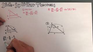 43 Side Splitter Theorem [upl. by Tiram520]