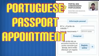 How to make an appointment to renew a Portuguese passport and BI in London [upl. by Elynad188]