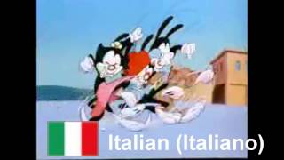 Animaniacs MultiLanguage Intro [upl. by Grishilde]