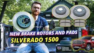 20142018 Silverado Brake and Rotor Change  Sierra Tahoe Suburban Yukon [upl. by Atinihs]