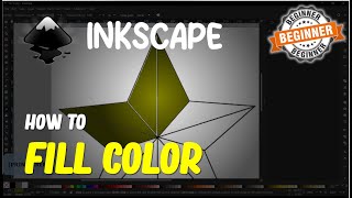 Inkscape How To Fill Color [upl. by Berl]