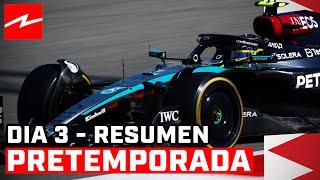 SE ACABARON LAS PRUEBAS  RESUMEN DIA 3 PRETEMPORADA F1 2024 [upl. by Znerol]