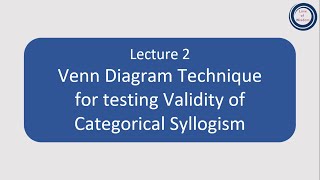 L2 Venn Diagram technique for testing Validity of Categorical Syllogism  वेन रेखाचित्र विधि [upl. by Aleyam]