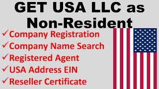 USA LLC Formation  How to Open your Company in USA for Non Resident [upl. by Lowndes346]