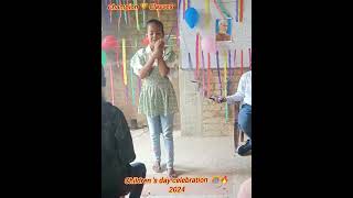 Children s day celebration 🎉🎊 2024  लड़की का शानदार डांस  masti virel share short dance [upl. by Gagliano]