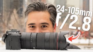 Canon RF 24105mm f28 L IS Z Review The BEST DoItAll Lens [upl. by Anik]