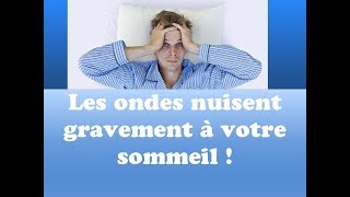 Ondes électromagnétiques danger pour votre sommeil  INSOMNIE ASSURÉ santé dégradé [upl. by Gurney]