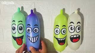 Making Slime With Funny Balloons  Satisfying Slime Video 73 [upl. by Paza]