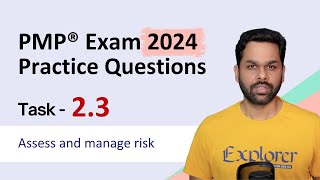 PMP® Exam Practice questions  Task 23 Assess and Manage Risk  PMP® Exam preparation by Edzest [upl. by Moulton]