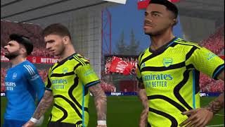 Nottingham Forest VS Arsenal PES6 patch 2324 [upl. by Antonin]