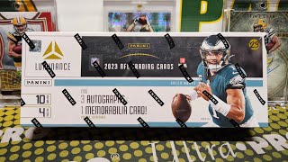 2023 Luminance Football Hobby Box Opening 4 Hits per Box [upl. by Lynsey126]