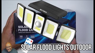 Solar Flood Lights Outdoor [upl. by Johnnie455]