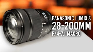 Panasonic LUMIX S 28200mm f471 An AllInOne Lens [upl. by Adnalram]