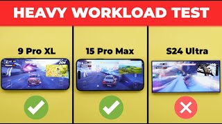 Pixel 9 Pro XL vs iPhone 15 Pro Max vs S24 Ultra  Heavy Workload Test [upl. by Deonne]