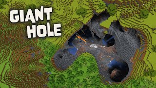 THE BIGGEST MINECRAFT CAVE  Minecraft Seed 119  Java amp Bedrock [upl. by Selinski]