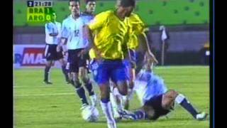 2004 June 2 Brazil 3Argentina 1 World Cup Qualifieravi [upl. by Naharba]