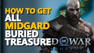 All Midgard Buried Treasures God Of War Ragnarok [upl. by Dlanger121]