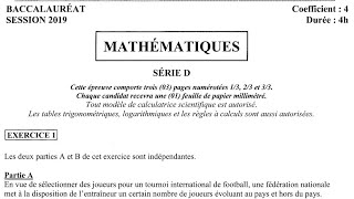 SUJET DE PROBABILITÉ PREPA BAC 2025 [upl. by Eynttirb]