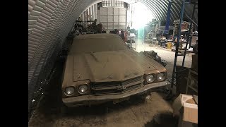 Time Capsule 1970 Chevelle SS396 Found Parked Covered With Decades Of Patina On A Farm In Iowa [upl. by Norek842]