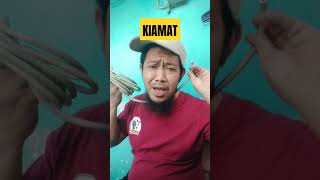 KIAMAT ubbahrulchannel1079 ngakak shorts [upl. by Sucramad]