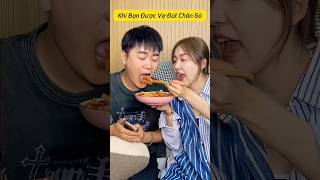 Khi Bạn Được Vợ Đút Cho Ăn Chân Gà Bạn Sẽ Làm Gì mukbang food anuong anvat shorts [upl. by Rosmunda]