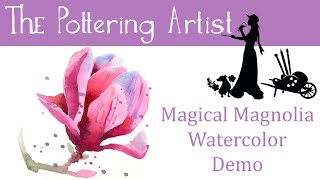 Magical Magnolia Watercolor Demo [upl. by Acimaj]