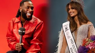 Burna Boy DRAGS Miss South Africa 2024 Winner  SA Social Media EXPLODES [upl. by Papst951]