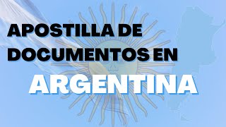 ¿Cómo Apostillar Documentos en Argentina  Anto Pitado [upl. by Carol-Jean134]