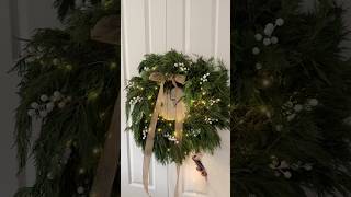 christmas wreath alliwantforchristmasisyou merrychristmas christmassongs homedecor [upl. by Amak]