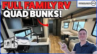 BEST Bunkhouse Travel Trailer for the Family 2024 Keystone Bullet Crossfire 2870QB RV Review [upl. by Benenson]