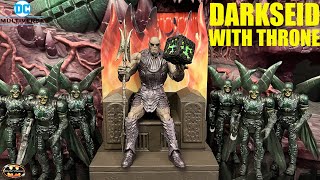 McFarlane DC Multiverse Darkseid With Throne Zack Snyders Justice League Action Figure Review [upl. by Evilo]