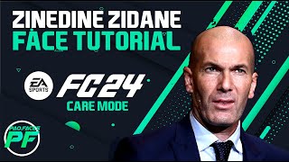 EA FC 24 FACE ZINEDINE ZIDANE  Face Creation  CAREER MODE  LOOKALIKE [upl. by Av]