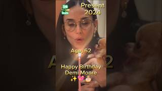 Demi Moore Celebrating Her 62 Birthday ✨😯 antesedepois beforeandafter demimoore brucewillis [upl. by Lorelle]