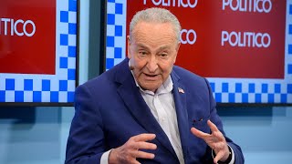 Full interview with Sen Chuck Schumer at DNC  Politico [upl. by Rudy]