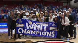 SLU Billikens claim WNIT championship with 6950 win over Minnesota [upl. by Nylhsa]