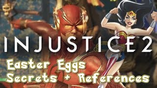 Injustice 2 Easter Eggs Quote References Stage References and Secrets [upl. by Miculek]