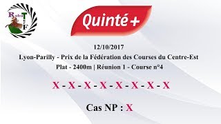 PronosticPMU 100  Gratuit l Quinté l Quarté l Tiercé12102017 [upl. by Priscilla]