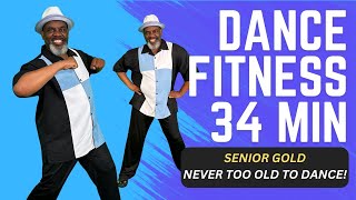 Fun Dance Fitness Party  34 Minutes  Low Impact Moves  Dance Like No One Watching [upl. by Etteraj785]