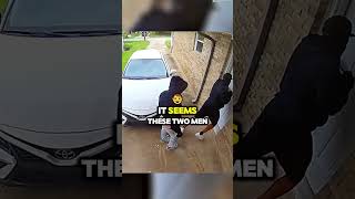 These men are breaking the door to steal valuables from the house Caught on Ring Doorbell [upl. by Suoilenroc498]