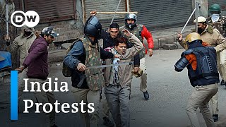 India Police violence against protesters sparks outrage  DW News [upl. by Anauqat]