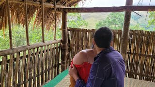 Or a husband and wife harvest rice in the village and return home to take refuge in peace [upl. by Marou]