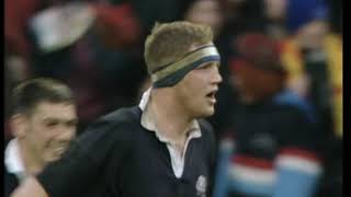 Doddie Weir scores his only Championship try for Scotland in 1997  Guinness Six Nations [upl. by Mcclees]