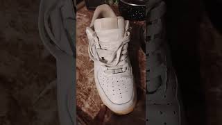 Nike Air Force 1s off white yellow soles [upl. by Lanod628]