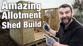 This Shed Is Unbelievable  Allotment Shed Build  PowerSheds First Impressions 10x6quot Pent [upl. by Rowena714]