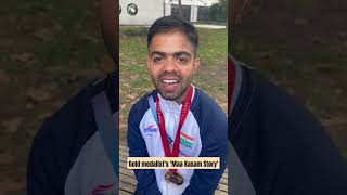 😂Paralympics Gold Medalist Navdeep Singh shares a hilarious story  Paris 2024 [upl. by Ecirehs]