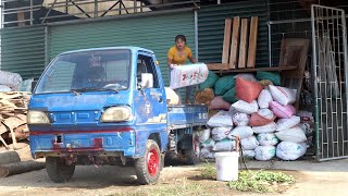 Use Trucks To Transport Sawdust Bags And Rescue Truck With Engine Failure On The Road [upl. by Ytinav443]