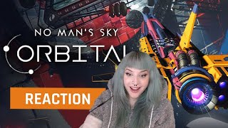 My reaction to the No Mans Sky Orbital Official Trailer  GAMEDAME REACTS [upl. by Keelia467]